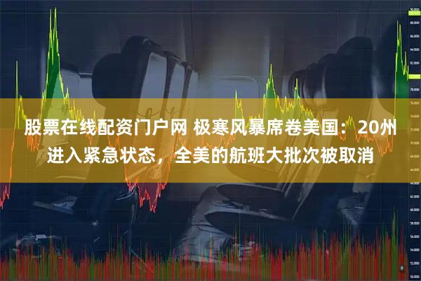 股票在线配资门户网 极寒风暴席卷美国：20州进入紧急状态，全美的航班大批次被取消